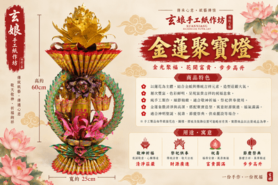 金蓮聚寶燈